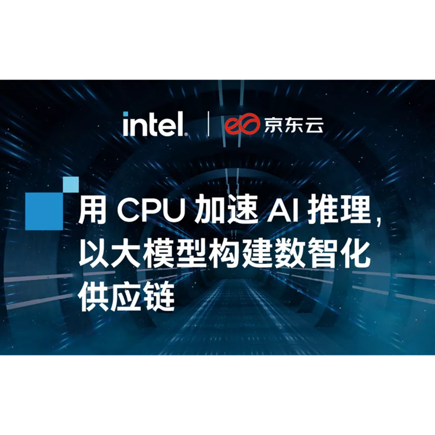 用 CPU 加速 AI 推理，以大模型构建数智化供应链