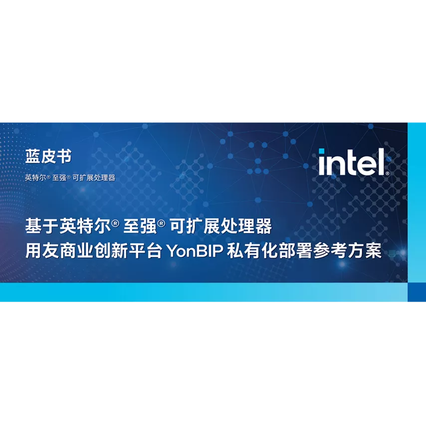 基于英特尔® 至强® 可扩展处理器的用友商业创新平台 YonBIP 部署方案