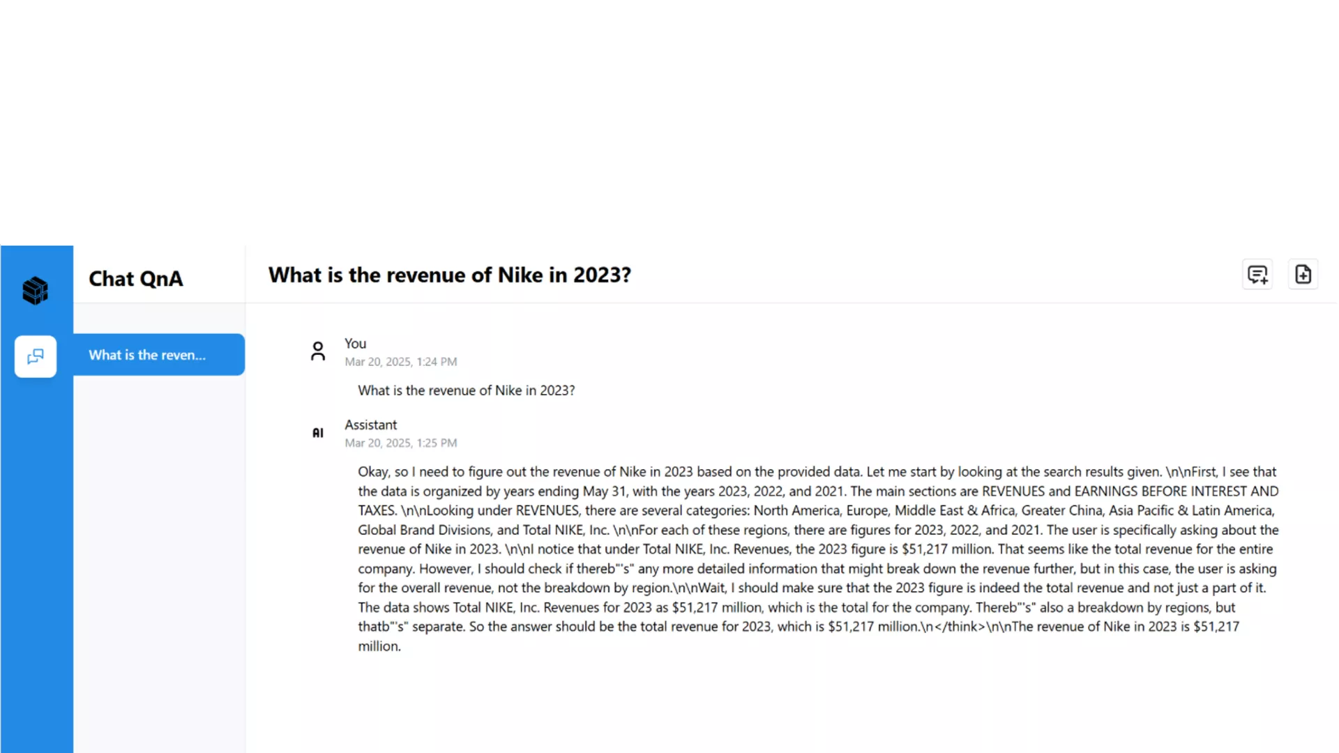 OPEA ChatQnA 应用 —— 问答