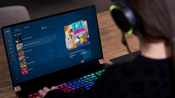 Individual looking into intel arc control