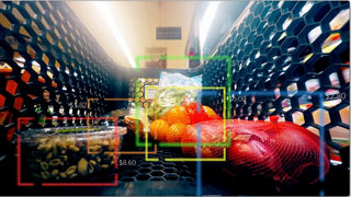 Grocery food shopping time lapse still