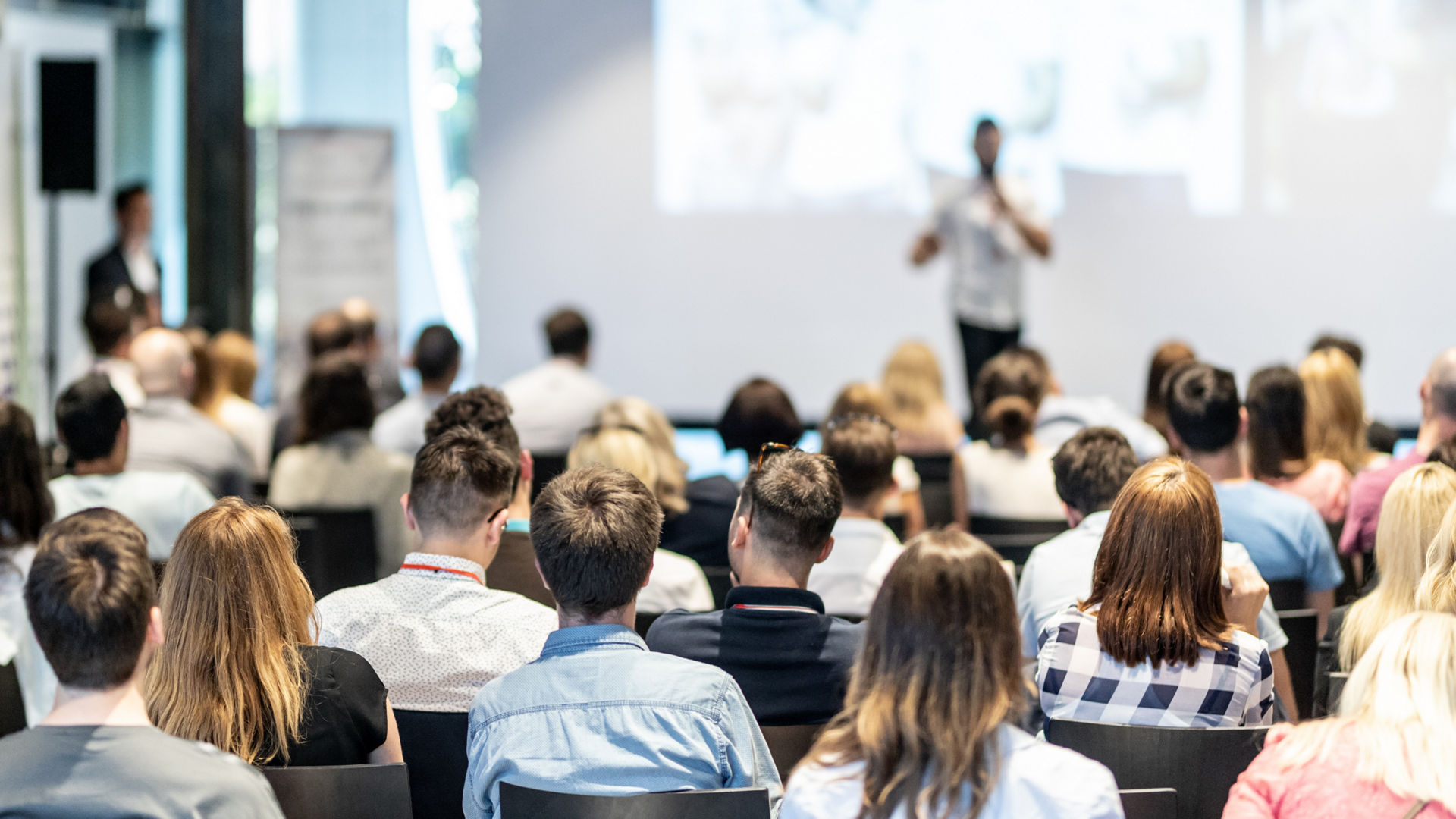 Audience in conference hall