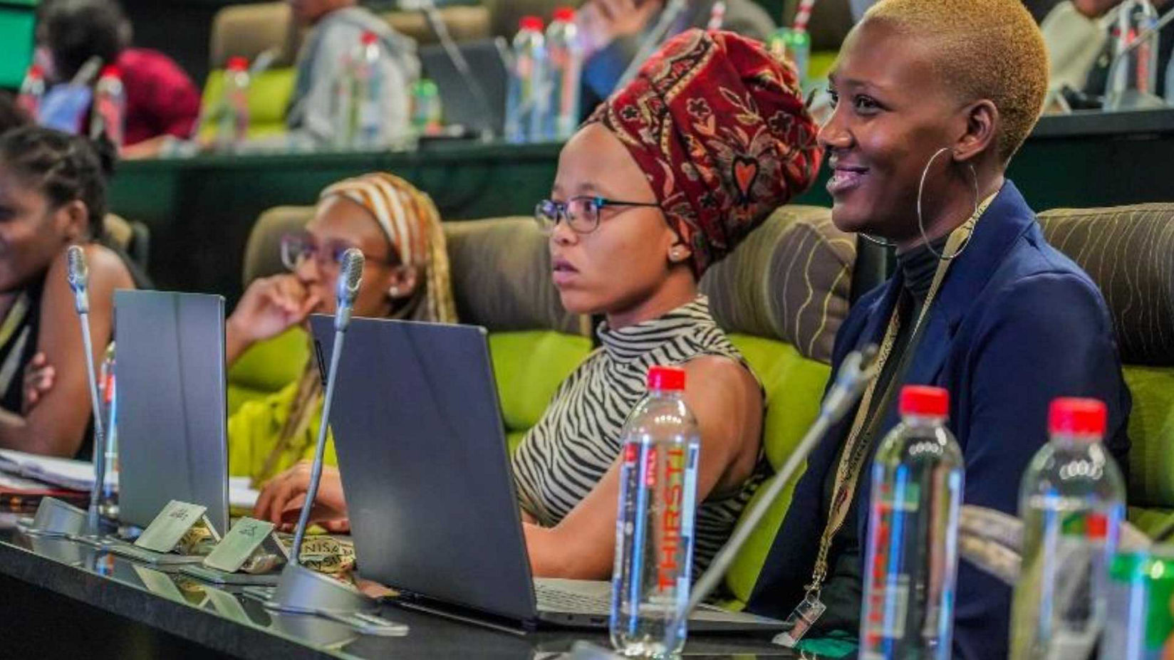 South African women in international diplomatic setting