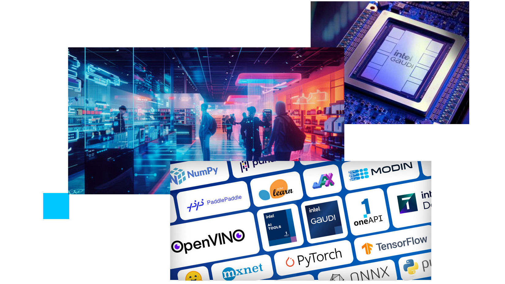 Gaudi processor,framework and tools logos