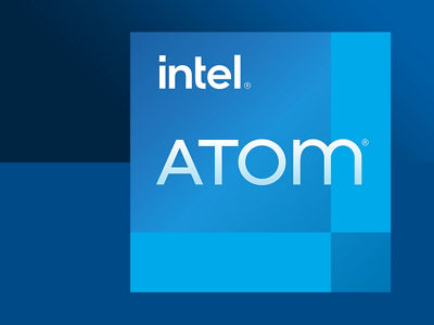 Image of Intel Atom badge
