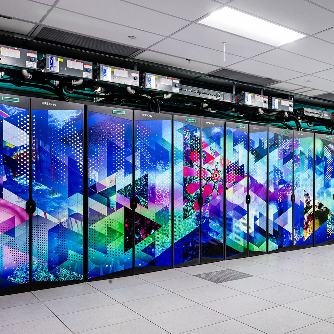 Beneath the surface of the Aurora Supercomputer in Argonne National Laboratory in Lemon, IL lies the power to model our world, and reimagine what’s possible in biology, energy, aerospace, quantum computing, and more (Credit: Argonne National Laboratory).