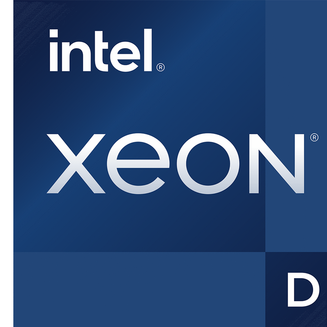 Intel Xeon D Product Badge. Includes embedded 16x9, 4x3, 1x1 renditions.