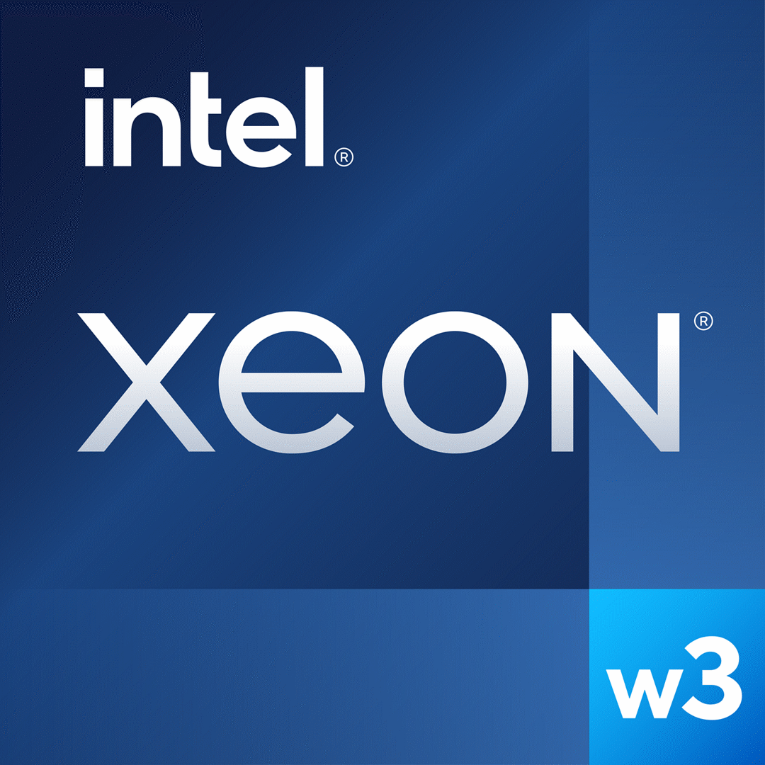 Xeon Workstation W3 Badge Connected Asset. Includes embedded 16x9, 4x3, 1x1 renditions