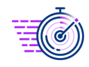 An icon of a speedometer