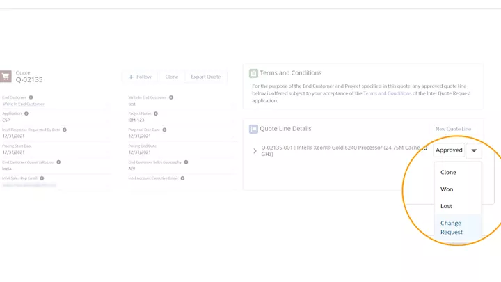 Change request
