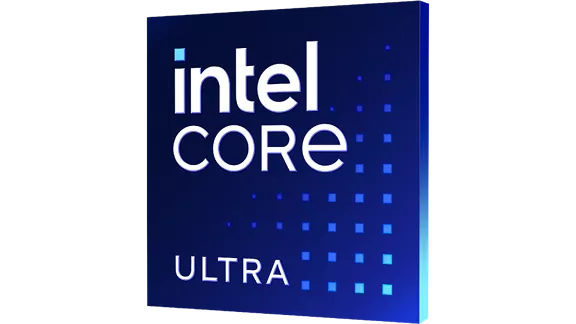 core ultra processor 3d badge right