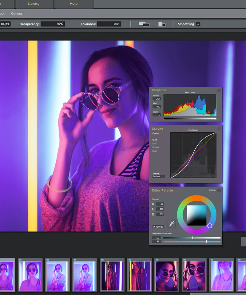 Photo editing software (Intel official image)