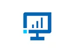 Desktop analytics icon