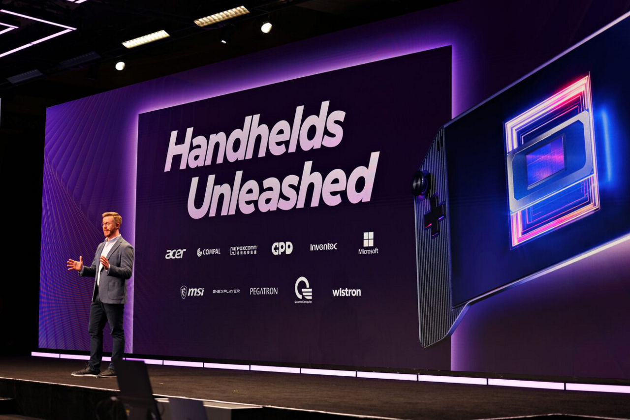 Hands-on Intel technology demonstration at CES 2026.