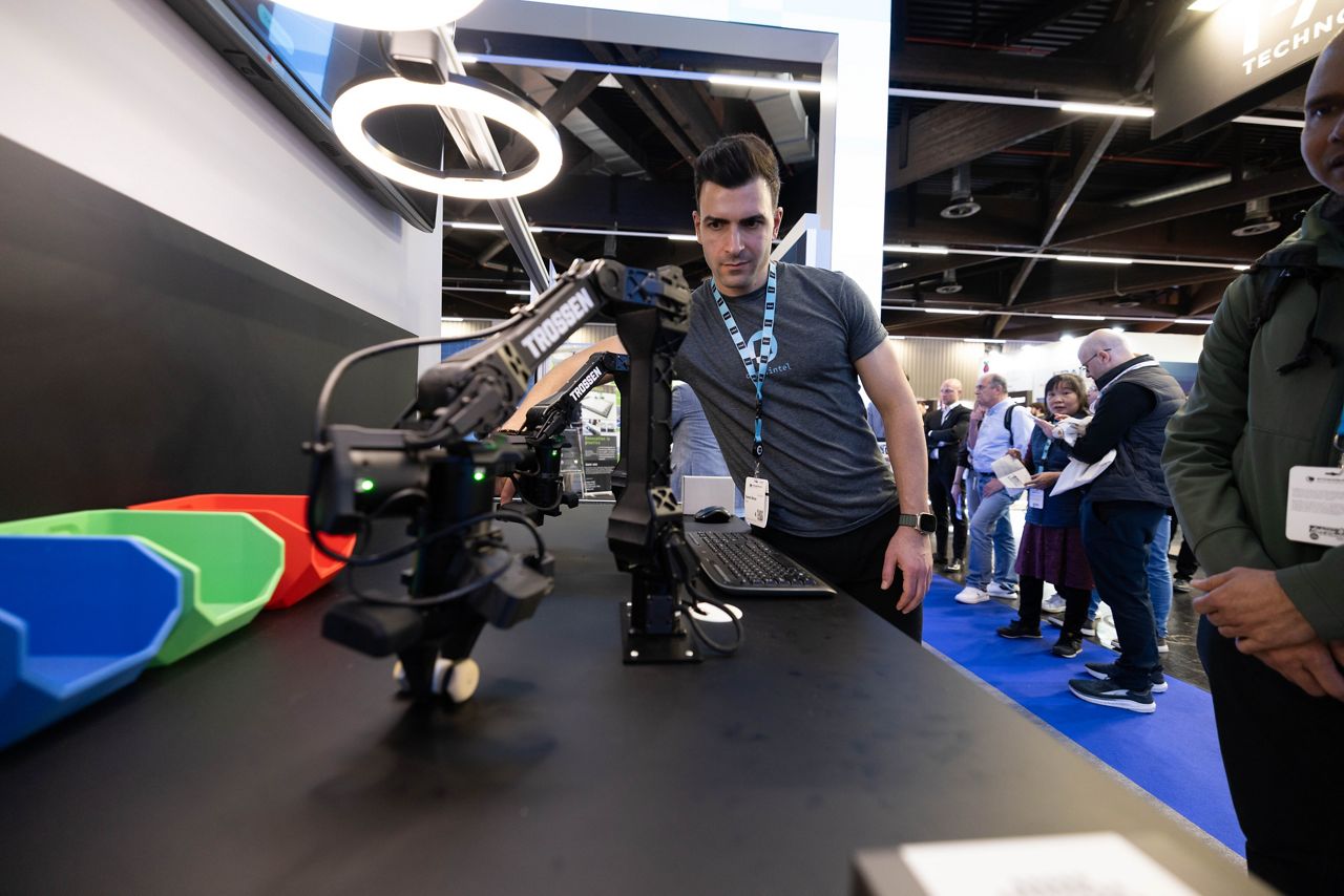 Robotics & Edge AI Pavilion robotic arm