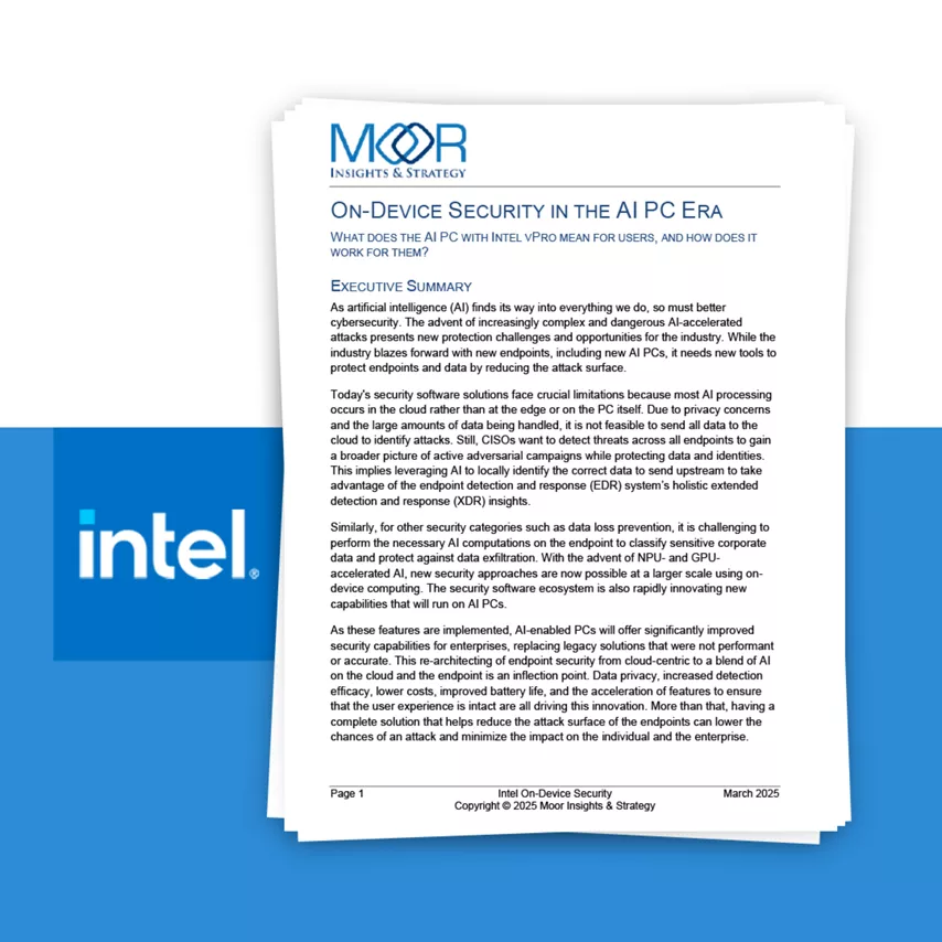 AI PCs are Revolutionizing Cybersecurity