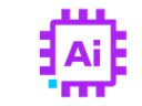 中央に AI が描かれたチップのアイコン