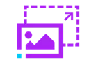 画像のスケーリングを示すアイコン