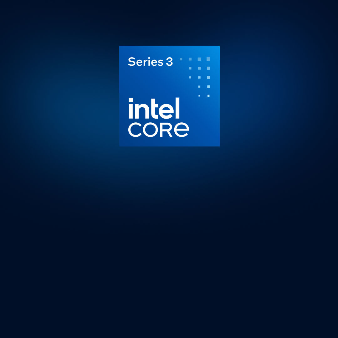 Product badge for Intel Core Series 3 processors