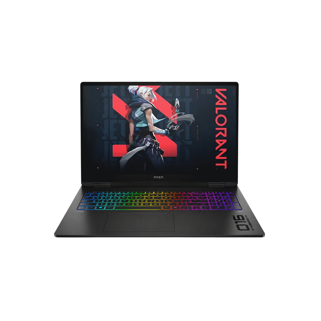 Um HP Omen 16 MAX aberto.