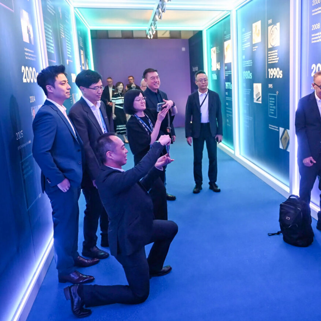 At the Intel Taiwan 40th anniversary event held at Computex on M