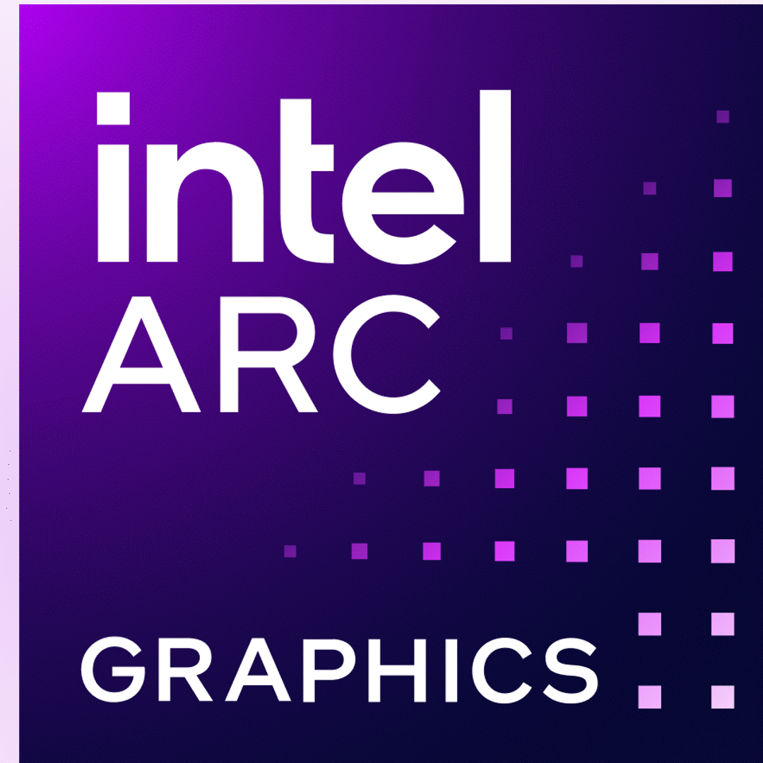 Intel Arc 顯示晶片標誌