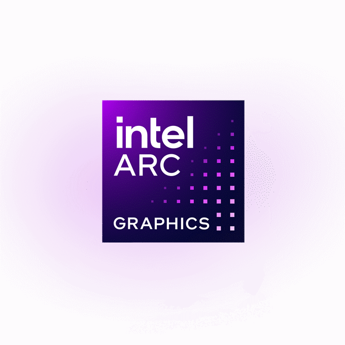 Intel Arc 顯示晶片標誌