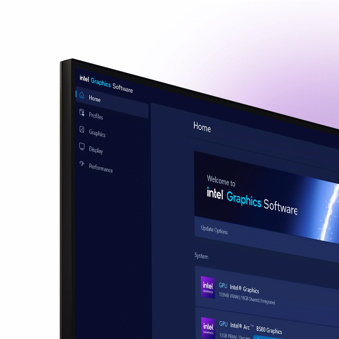 Grafik-Software-Oberfläche auf einem Bildschirm