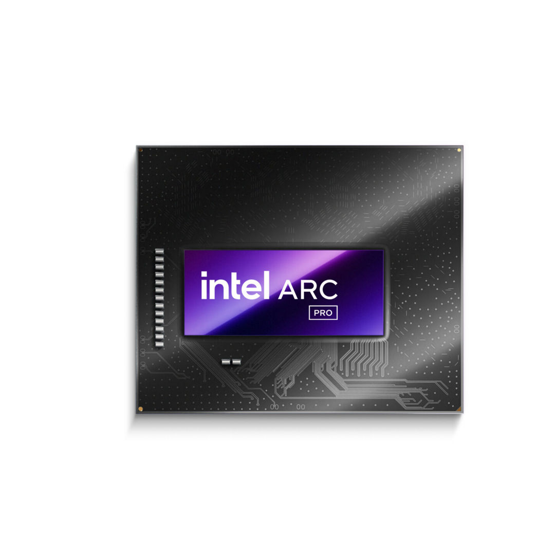 On May 19, 2025, in advance of Computex, Intel launches Arc Pro B60 and B50 graphics processing units for workstations and AI inference, expanding the Arc Pro family with larger memory configurations and expanded software support. During the May 20-23 event in Taipei, Taiwan, Intel marks 40 years of collaboration with local ecosystem partners and expands its GPU lineup, AI accelerator capabilities and AI assistant availability. (Credit: Intel Corporation)
