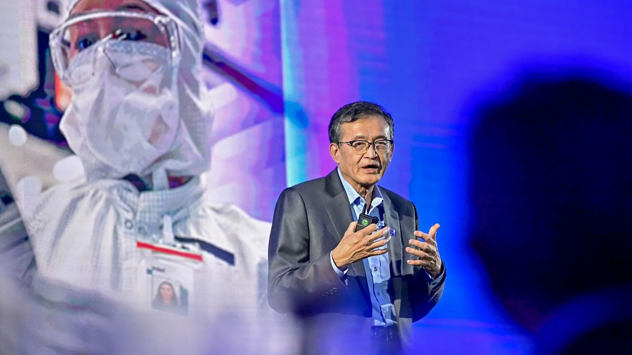 Intel CEO Lip-Bu Tan speaks Monday, May 19, 2025, at the Intel 40th anniversary event before the opening of Computex in Taipei, Taiwan. Tan joined key Intel partners to celebrate the 40th anniversary of Intel in Taiwan – marking decades of collaboration, innovation and shared success around the x86 architecture with one of the world’s most dynamic technology ecosystems. (Credit: Intel Corporation)