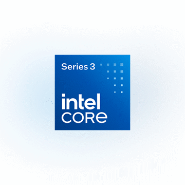 Intel Core Series 3 processor logo