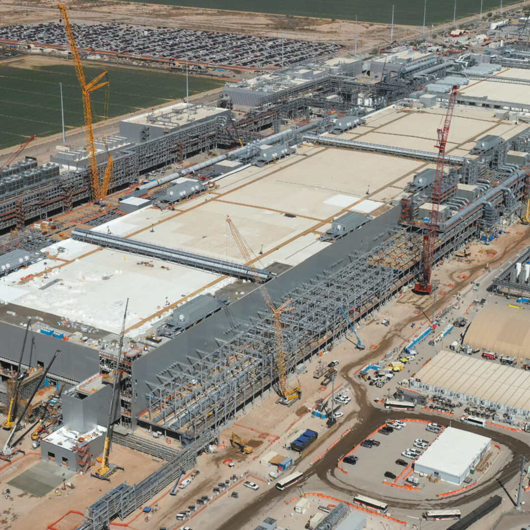 Progress continues at Intel’s Ocotillo campus in Chandler, Ari