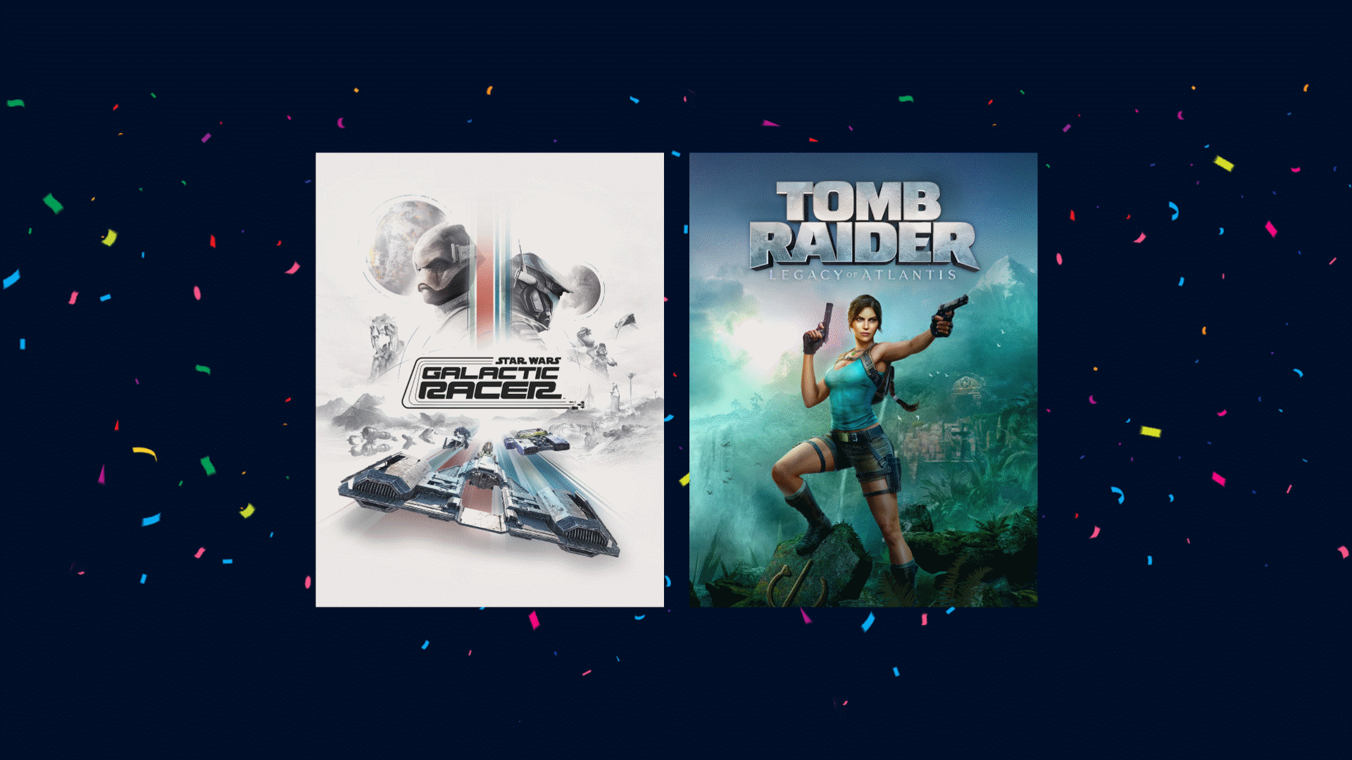 Game art for Star Wars: Galactic Racer and Tomb Raider: Legacy of Atlantis