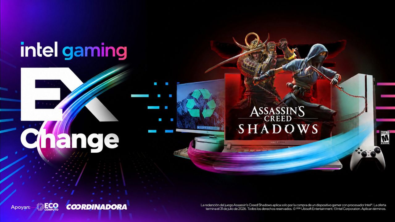 Imagen promocional de Intel Gaming Exchange en Colombia.