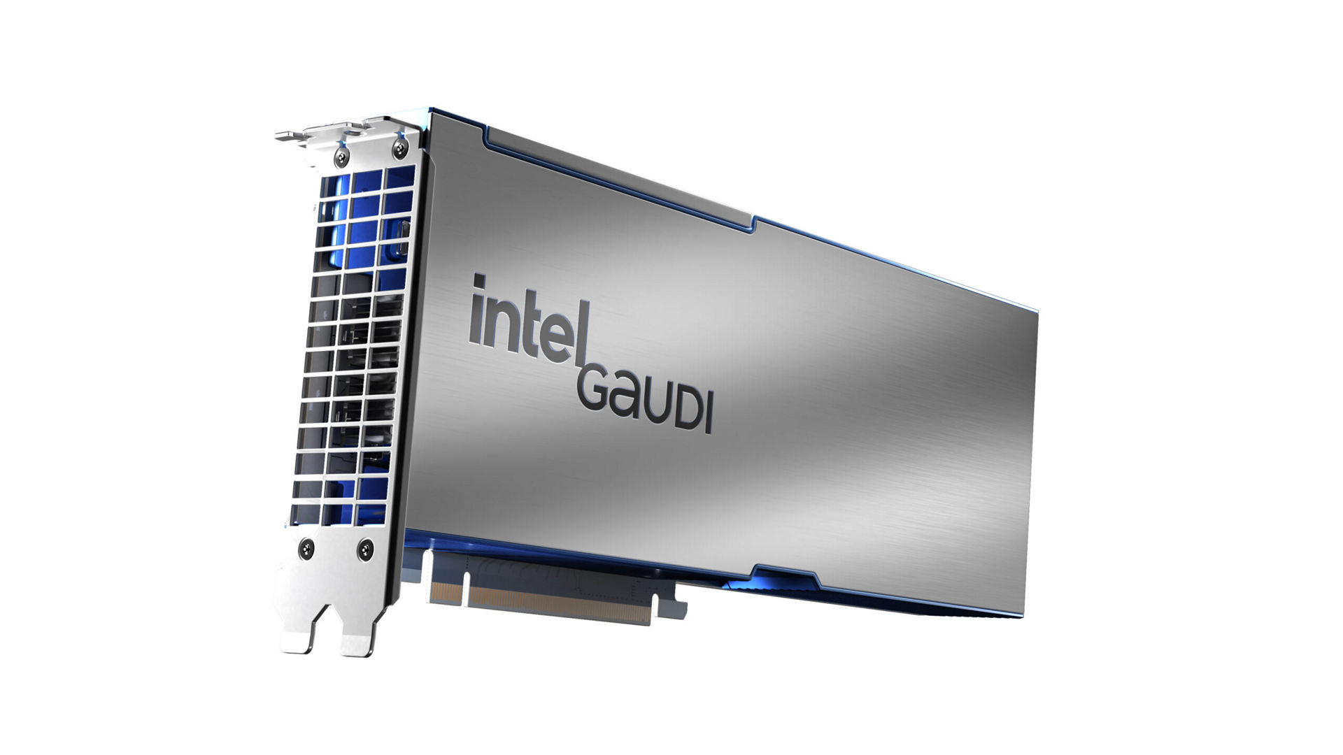 On May 19, 2025, in advance of Computex, Intel shares updates to Intel Gaudi 3 PCIe cards, which support scalable AI inferencing within existing data center server environments. During the May 20-23 event in Taipei, Taiwan, Intel marks 40 years of collaboration with local ecosystem partners and expands its GPU lineup, AI accelerator capabilities and AI assistant availability. (Credit: Intel Corporation)