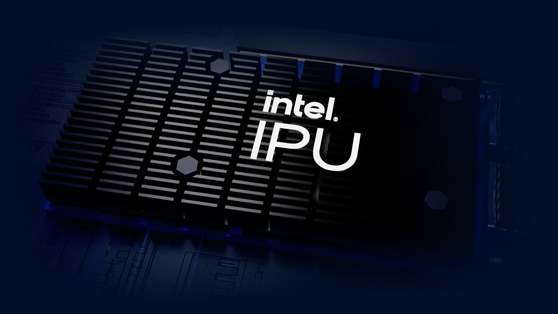 Intel IPU computer grill hero shot