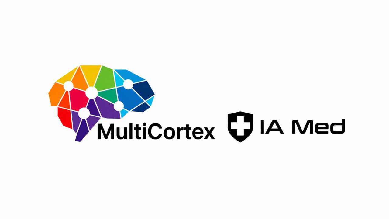 Logotipos da MultiCortex e IA Med.