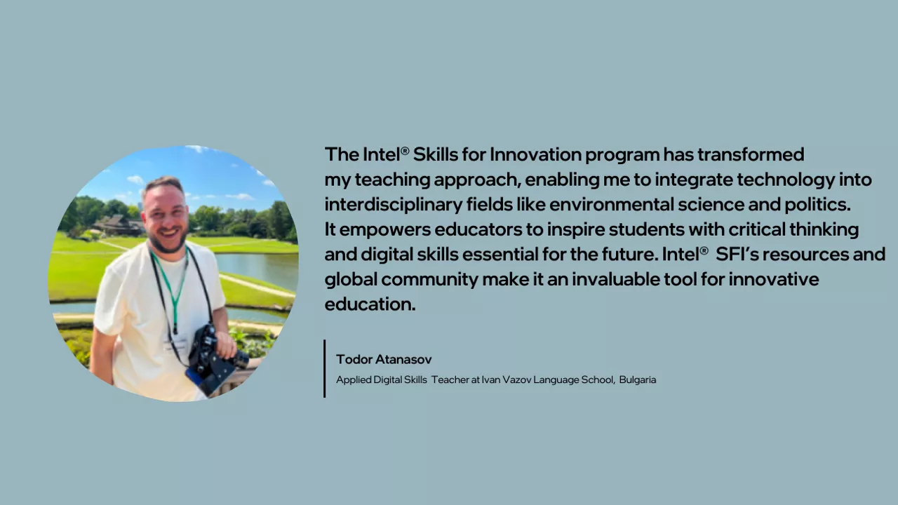 Intel skills for innovation quote