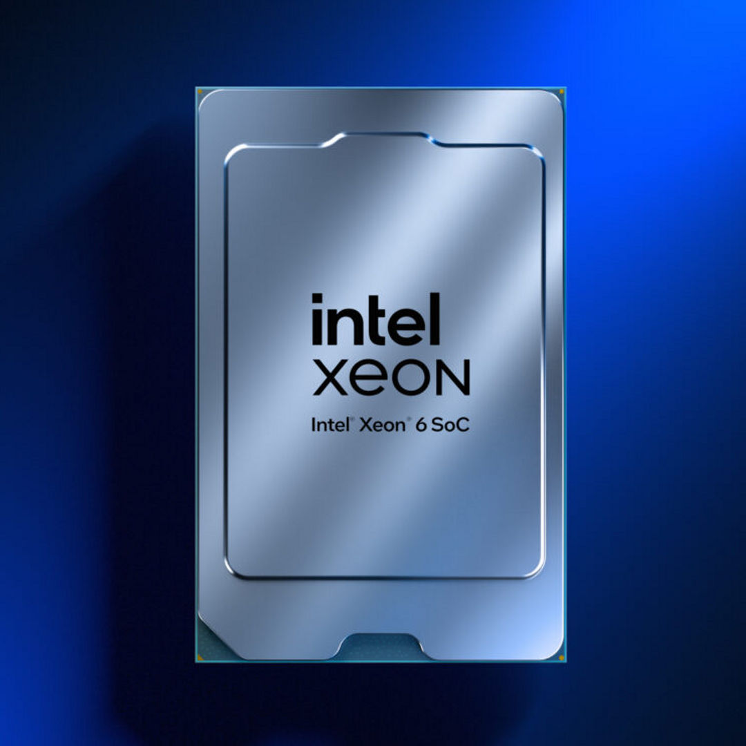 Intel Xeon 6 processors deliver exceptional performance for the widest range of workloads and are engineered for efficiency and low total cost of ownership. On Feb. 24, 2025, Intel launched the Intel Xeon 6 SoCs with P-cores – more power-efficient, edge servers with Intel vRAN Boost and media acceleration, and networking built in. (Credit: Intel Corporation)