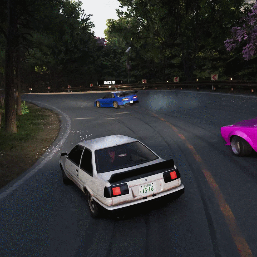 ゲームの中でフィニッシュラインを横断するレッドブル・レーシング・カー