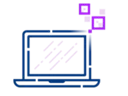 An icon of a laptop