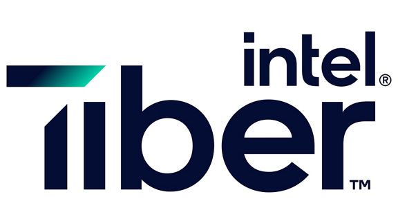 Intel Tiber logo 2024