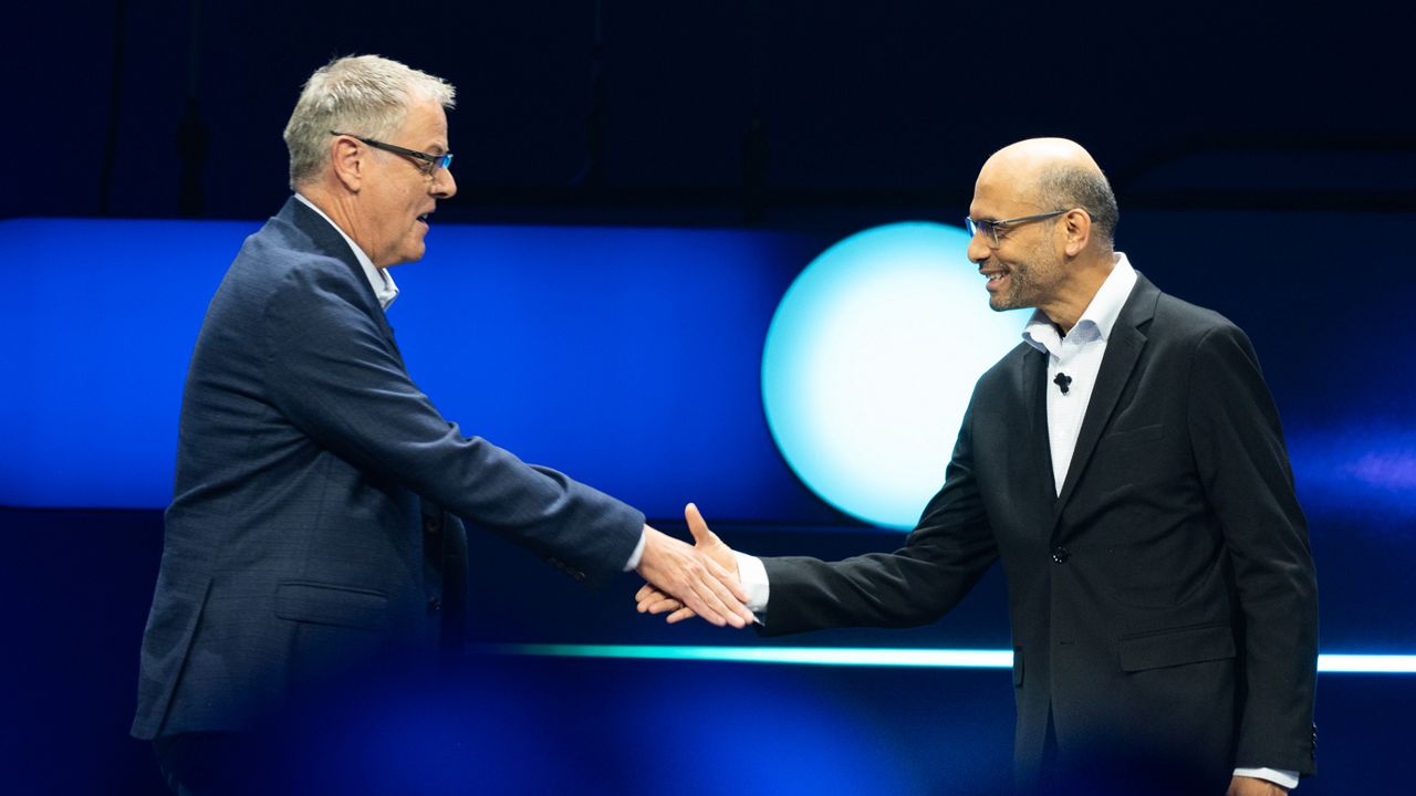 Intel’s Ricky Watts joins SAP President and Chief Product Officer of Autonomous Suites, Manoj Swaminathan on stage to discuss how Intel and SAP are working together to connect enterprise intelligence with Physical AI in the real world.