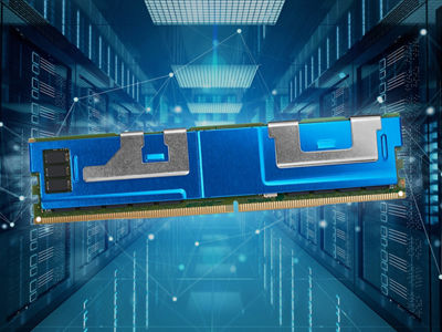 Image of a data center server room
