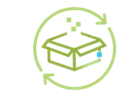Recycled content icon