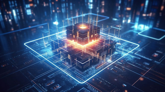 imagen de computación cuántica