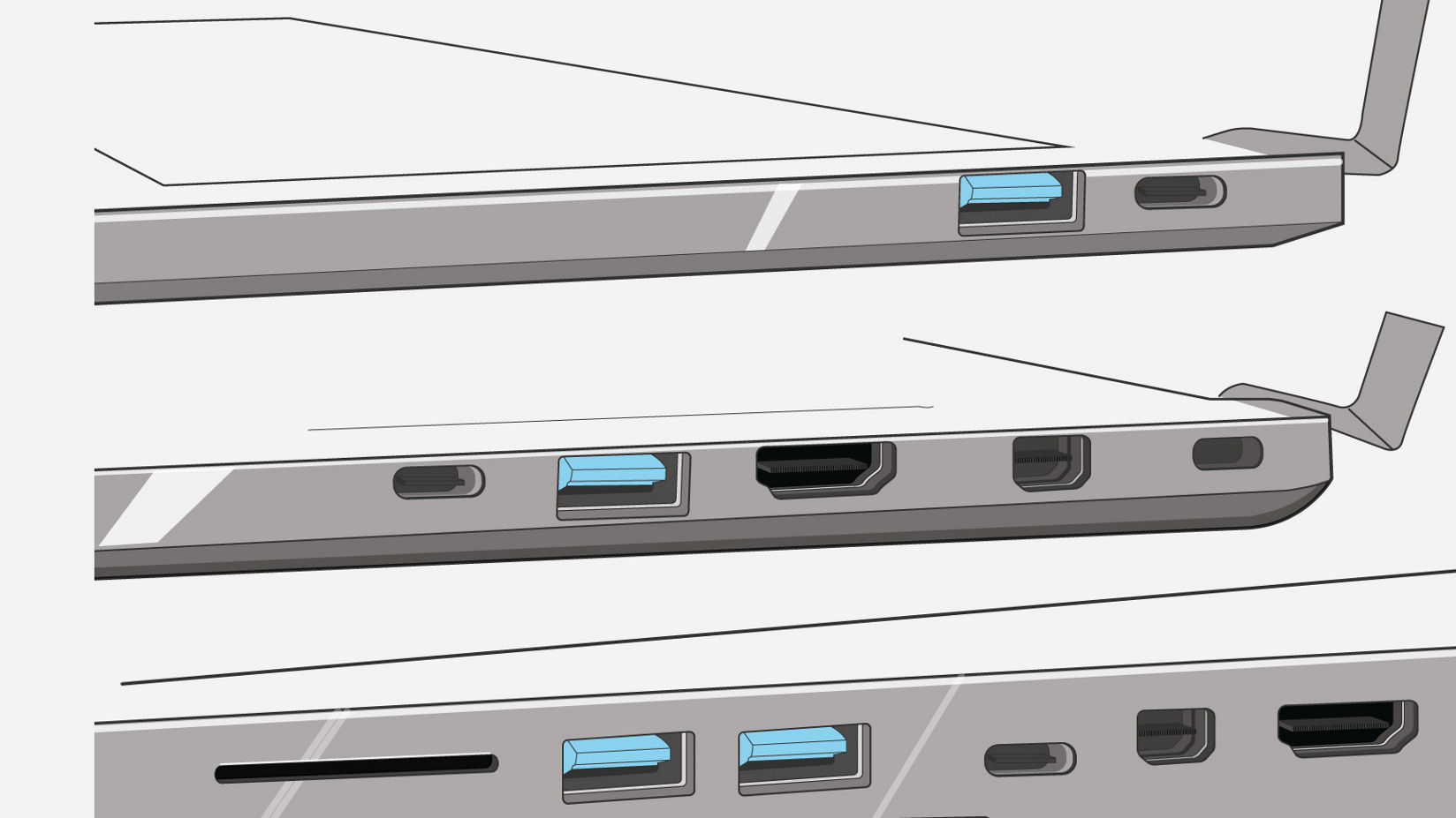 Port laptop