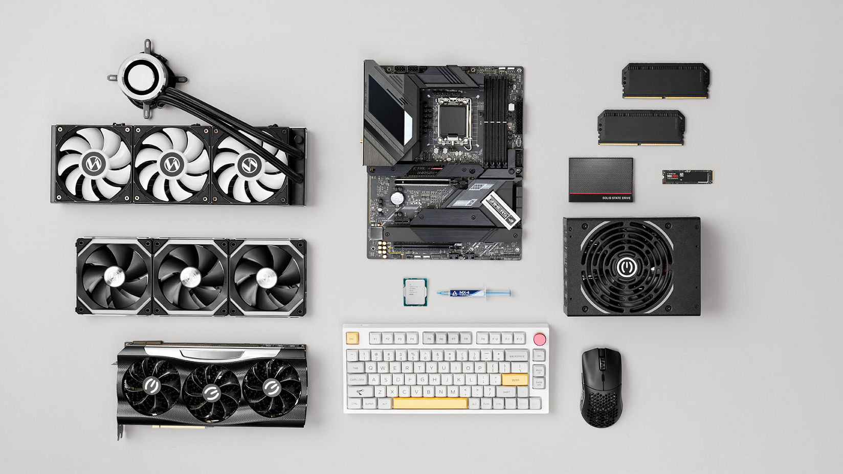 Photo of PC build items