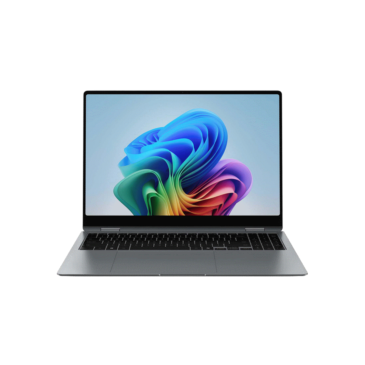 Um notebook Samsung Galaxy Book5 Pro aberto.