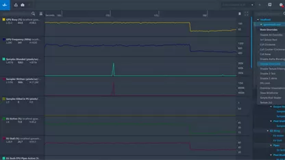 example of the system analyzer U I